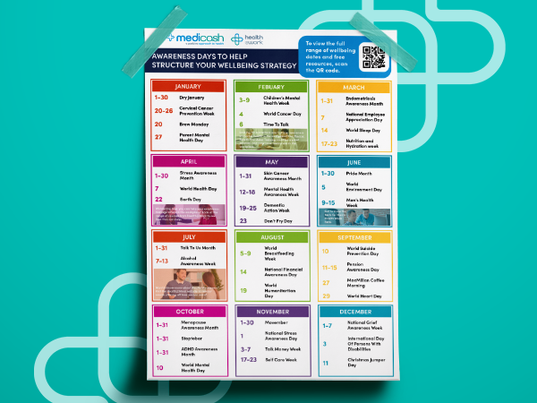 wellbeing calendar 2025