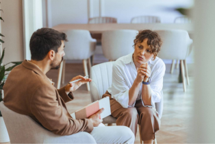 mProve in 30 May image shows male and female talking